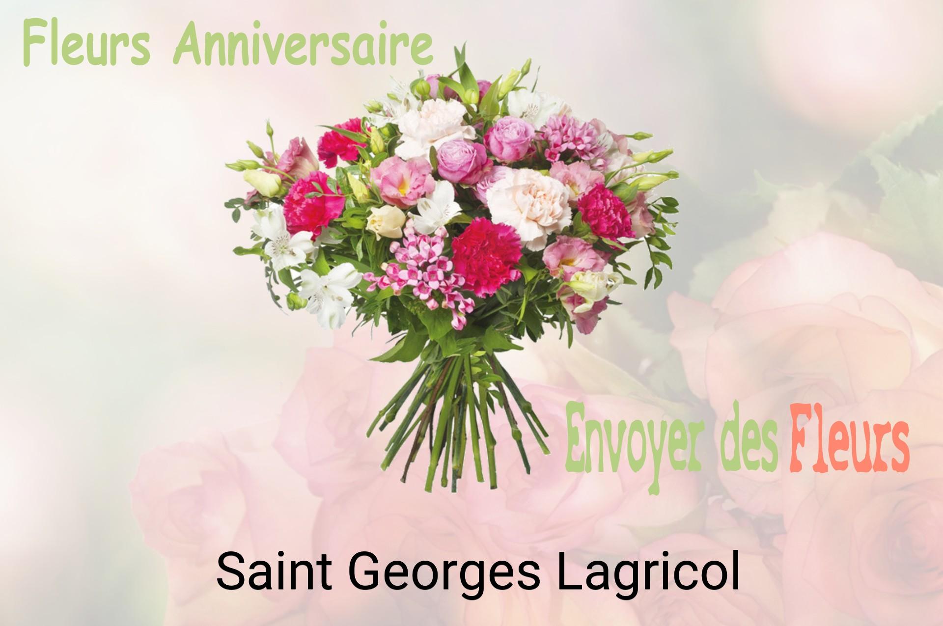 Bouquet de fleurs d’anniversaire livré à Saint-Georges-Lagricol