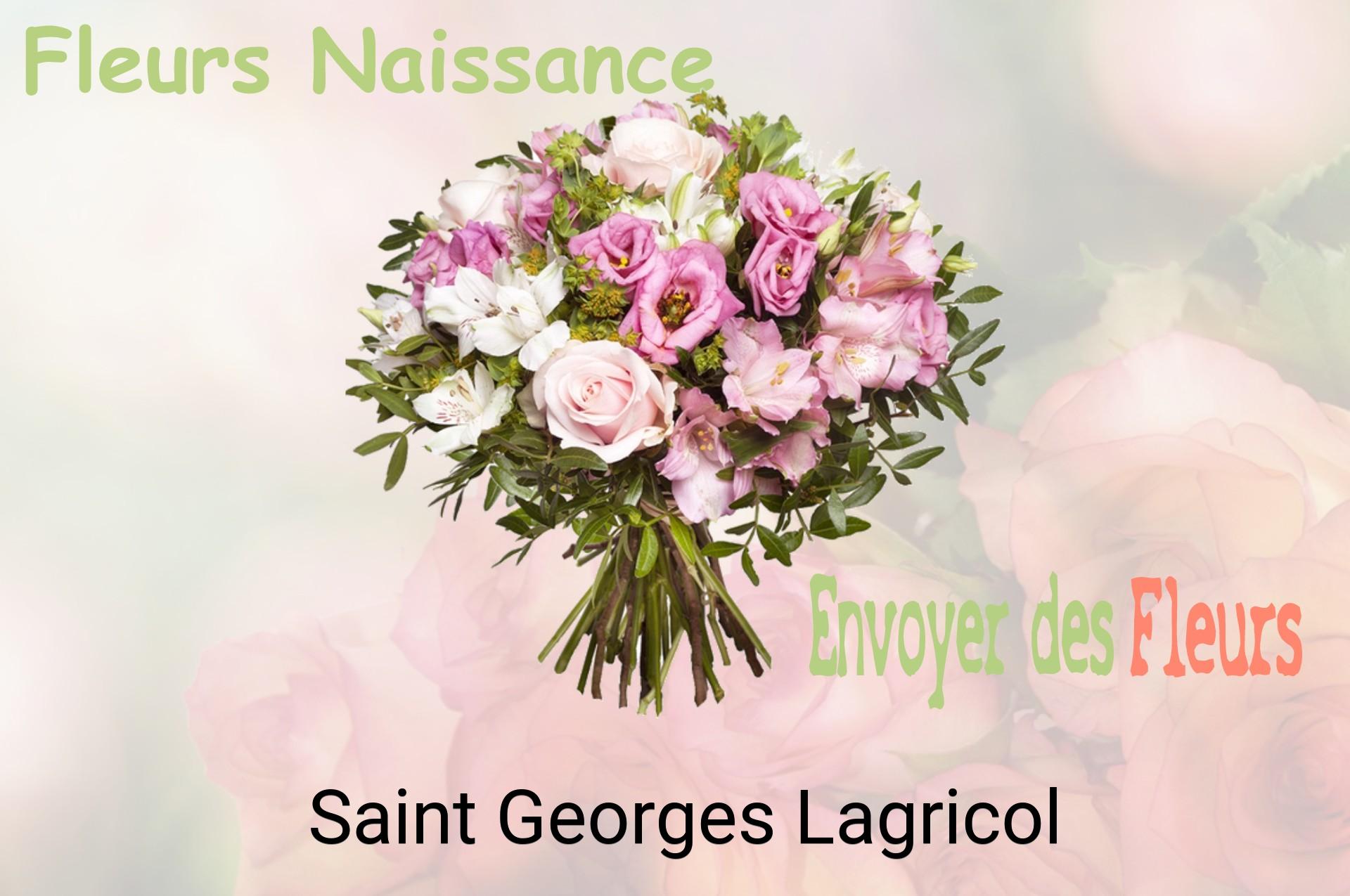 Bouquet de fleurs de naissance livré à Saint-Georges-Lagricol